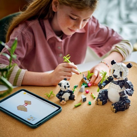 Klocki Creator 31165 Dzikie zwierzęta: rodzina pand LEGO Klocki Creator 31165 Dzikie zwierzęta: rodzina pand LEGO