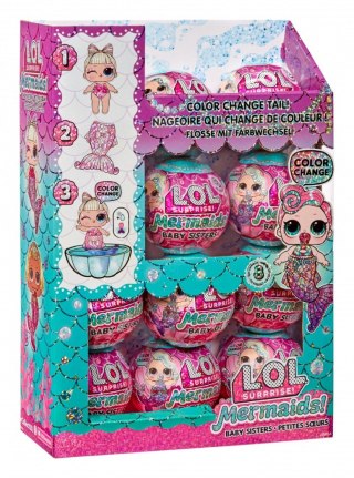 Lalka L.O.L. Surprise Mermaids Baby Sisters display 12 sztuk MGA