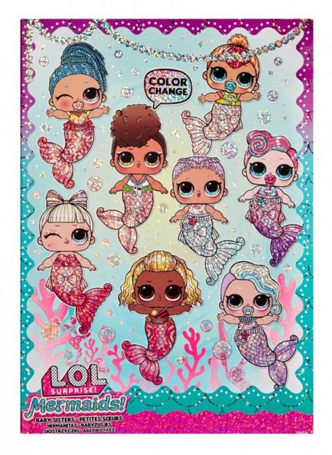 Lalka L.O.L. Surprise Mermaids Baby Sisters display 12 sztuk MGA Lalka L.O.L. Surprise Mermaids Baby Sisters display 12 sztuk MGA