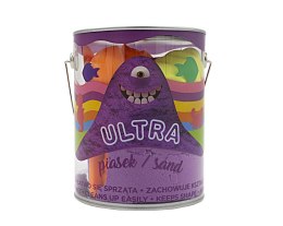 Piasek UltraPiasek puszka 900g 4 duże foremki 2 narzędzia fioletowy Morskie życie Epee