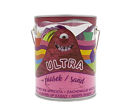 Piasek UltraPiasek puszka 900g 4 duże foremki 2 narzędzia różowy Muffinki Epee