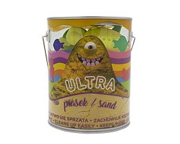 Piasek UltraPiasek puszka 900g 4 duże foremki 2 narzędzia żółty Morskie życie Epee