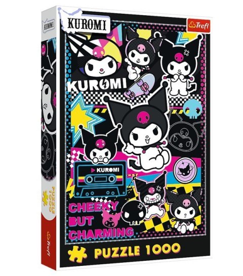 Puzzle 1000 elementów Kuromi w świecie Hello Kitty Trefl Puzzle 1000 elementów Kuromi w świecie Hello Kitty Trefl