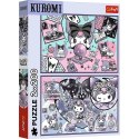 Puzzle 2x200 elementów Kuromi psoty Hello Kitty Trefl