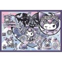 Puzzle 2x200 elementów Kuromi psoty Hello Kitty Trefl
