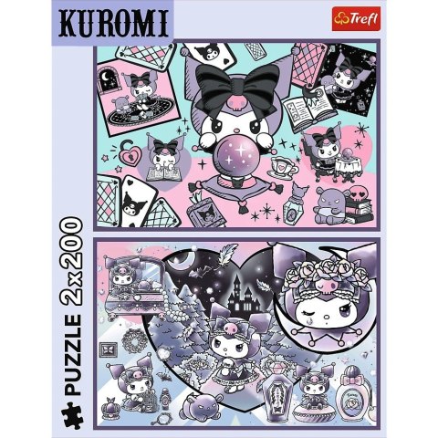 Puzzle 2x200 elementów Kuromi psoty Hello Kitty Trefl Puzzle 2x200 elementów Kuromi psoty Hello Kitty Trefl