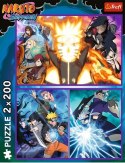 Puzzle 2x200 elementów Naruto Ninja z Wioski Ukrytego Liścia Trefl