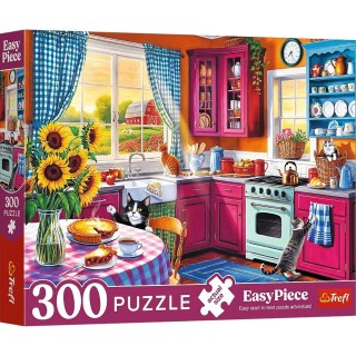 Puzzle 300 elementów EasyPiece Poranek w kuchni Trefl