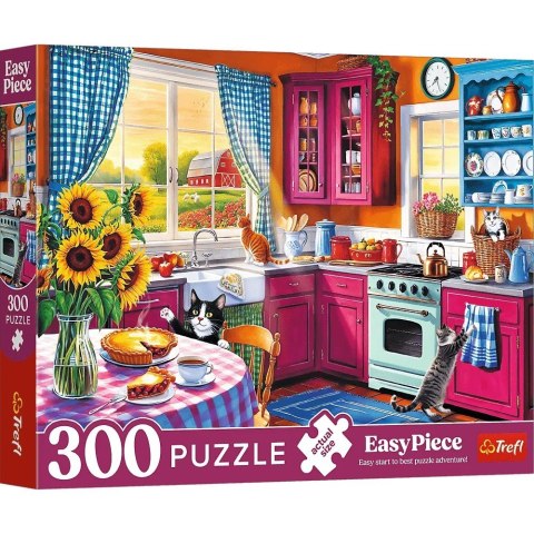 Puzzle 300 elementów EasyPiece Poranek w kuchni Trefl Puzzle 300 elementów EasyPiece Poranek w kuchni Trefl