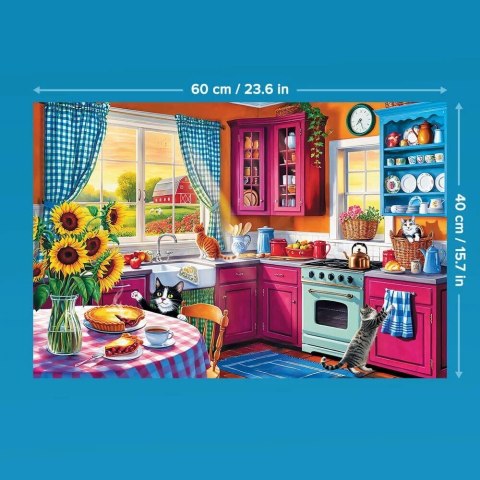 Puzzle 300 elementów EasyPiece Poranek w kuchni Trefl Puzzle 300 elementów EasyPiece Poranek w kuchni Trefl