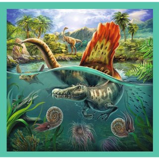 Puzzle 3w1 - Niezwykły świat dinozaurów Trefl