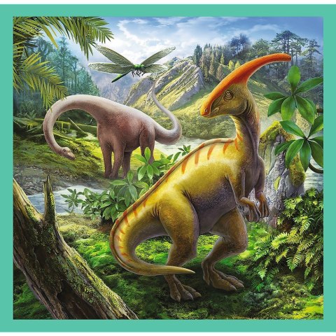 Puzzle 3w1 - Niezwykły świat dinozaurów Trefl Puzzle 3w1 - Niezwykły świat dinozaurów Trefl