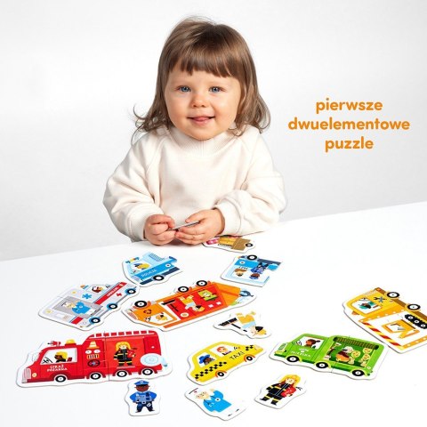 Układanka Puzzle do pary - Auta CzuCzu Układanka Puzzle do pary - Auta CzuCzu