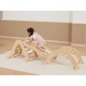 VIGA Drewniany Bujak Naturalny Montessori Viga Toys