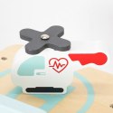 VIGA Drewniany Szpital Z Karetką Winda Zestaw 15 el Viga Toys