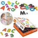 VIGA Drewniany Zestaw Magnetyczny Literki i cyferki Viga Toys