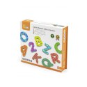 VIGA Drewniany Zestaw Magnetyczny Literki i cyferki Viga Toys