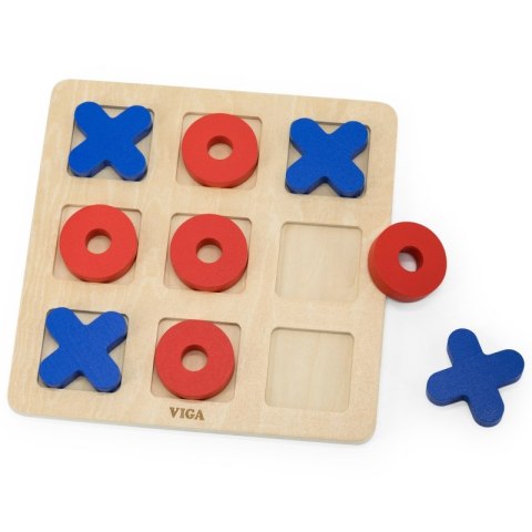 Viga Drewniana Gra Klasyczna Kółko i Krzyżyk Viga Toys Viga Drewniana Gra Klasyczna Kółko i Krzyżyk Viga Toys