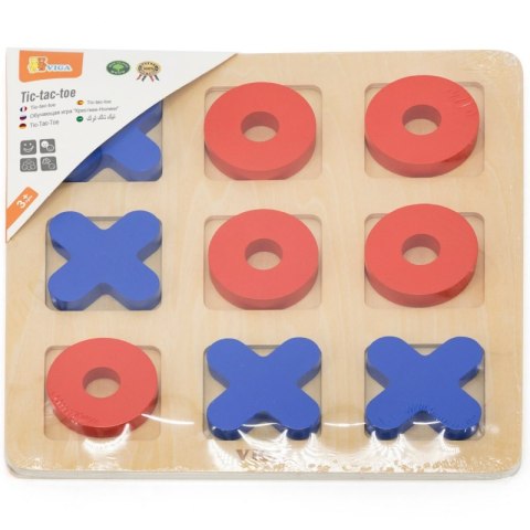 Viga Drewniana Gra Klasyczna Kółko i Krzyżyk Viga Toys Viga Drewniana Gra Klasyczna Kółko i Krzyżyk Viga Toys