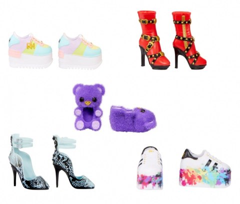 Akcesoria Rainbow High Buty asortyment 1 sztuka MGA