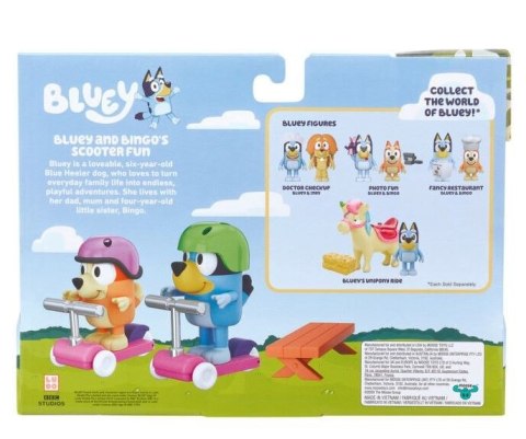 Bluey Zestaw Jazda na hulajnodze Tm Toys Bluey Zestaw Jazda na hulajnodze Tm Toys