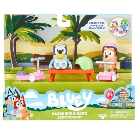 Bluey Zestaw Jazda na hulajnodze Tm Toys Bluey Zestaw Jazda na hulajnodze Tm Toys