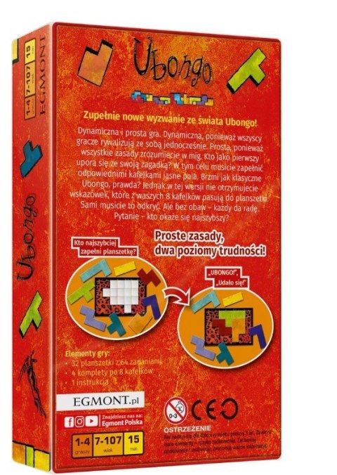 Gra Ubongo Classic Travel Egmont