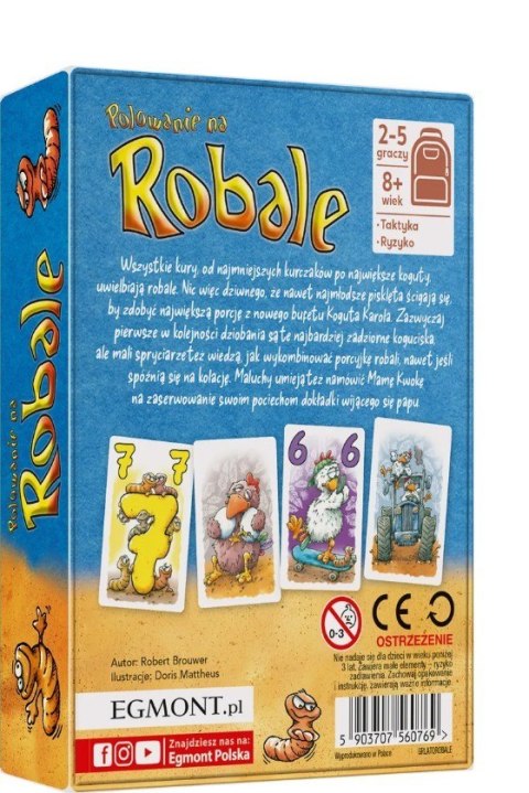 Gra karciana Polowanie na Robale Egmont Gra karciana Polowanie na Robale Egmont