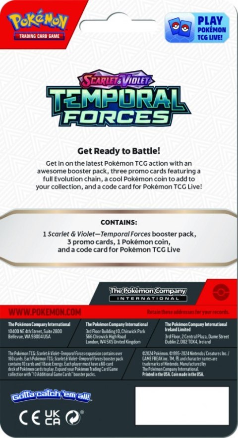 Karty Scarlet & Violet - Temporal Forces - Premium Checklane Blister - Baxcalibur Pokemon TCG Karty Scarlet & Violet - Temporal Forces - Premium Checklane Blister - Baxcalibur Pokemon TCG