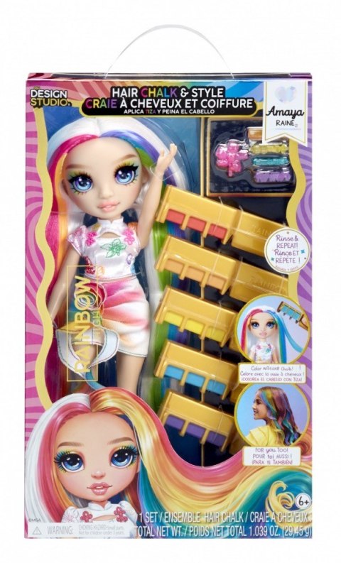 Lalka Rainbow High Hair Chalk & Style Amaya MGA Lalka Rainbow High Hair Chalk & Style Amaya MGA