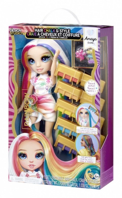 Lalka Rainbow High Hair Chalk & Style Amaya MGA Lalka Rainbow High Hair Chalk & Style Amaya MGA