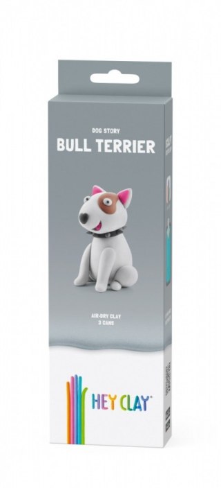 Masa plastyczna Hey Clay Figurka Psy Bulterier Tm Toys