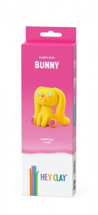 Masa plastyczna Hey Clay Figurka Puchate zwierzaki, Królik Tm Toys