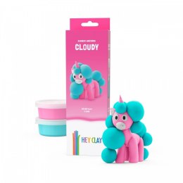 Masa plastyczna Hey Clay Jednorożce 3 pak, Cloudy Tm Toys