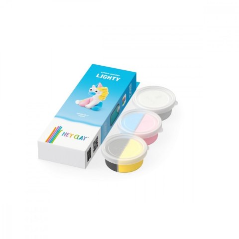 Masa plastyczna Hey Clay Jednorożce 3 pak, Lighty Tm Toys Masa plastyczna Hey Clay Jednorożce 3 pak, Lighty Tm Toys