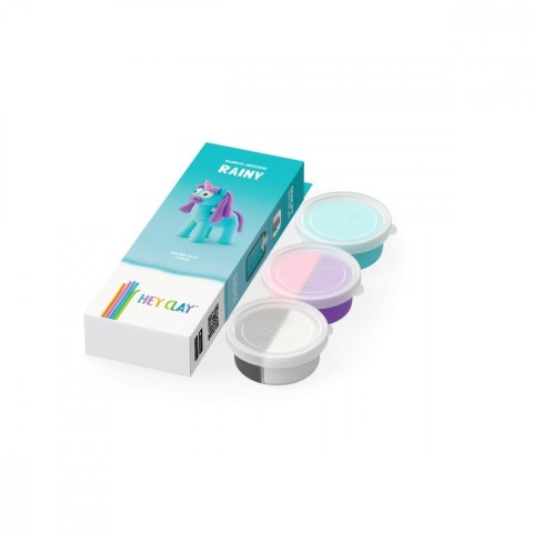 Masa plastyczna Hey Clay Jednorożce 3 pak, Rainy Tm Toys Masa plastyczna Hey Clay Jednorożce 3 pak, Rainy Tm Toys
