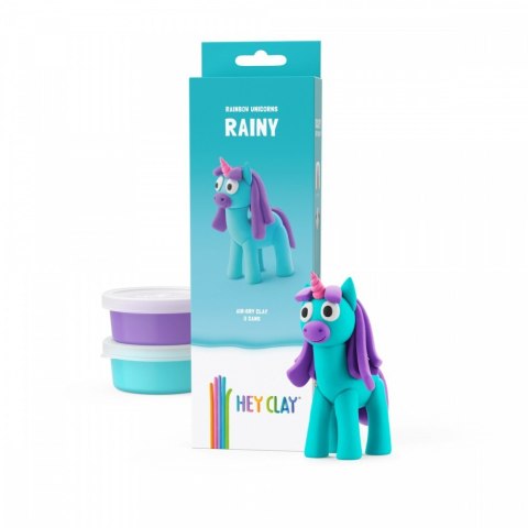 Masa plastyczna Hey Clay Jednorożce 3 pak, Rainy Tm Toys Masa plastyczna Hey Clay Jednorożce 3 pak, Rainy Tm Toys