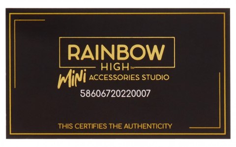 Torebka Rainbow High Accessories Studio Series 1 Asortyment MGA Torebka Rainbow High Accessories Studio Series 1 Asortyment MGA