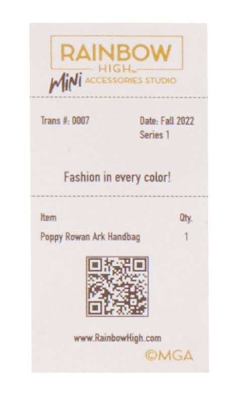 Torebka Rainbow High Accessories Studio Series 1 Asortyment MGA Torebka Rainbow High Accessories Studio Series 1 Asortyment MGA