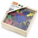 VIGA Drewniane Magnetyczne literki Magnes Uczymy się Pisać Viga Toys