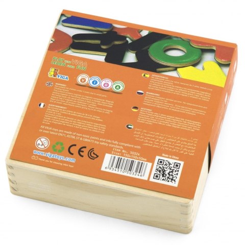 VIGA Drewniane Magnetyczne literki Magnes Uczymy się Pisać Viga Toys VIGA Drewniane Magnetyczne literki Magnes Uczymy się Pisać Viga Toys