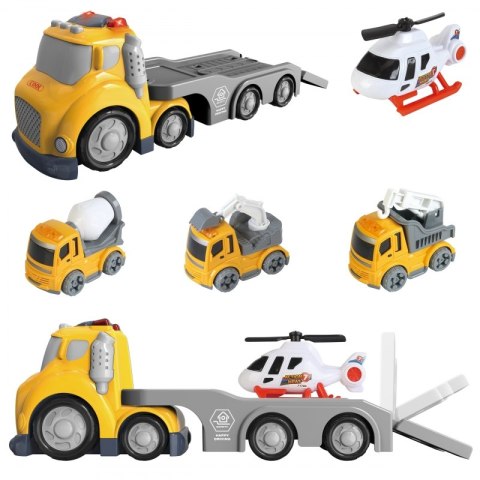 WOOPIE Żółta Laweta City Truck Efekty Dźwiękowe i Świetlne Woopie