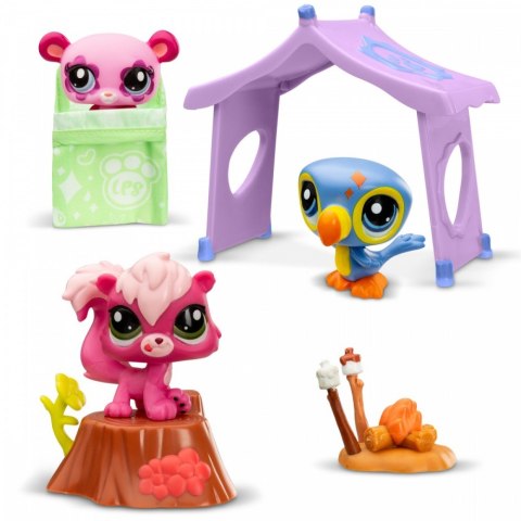 Zestaw 3 figurek Littlest Pet Shop Camping Tm Toys Zestaw 3 figurek Littlest Pet Shop Camping Tm Toys