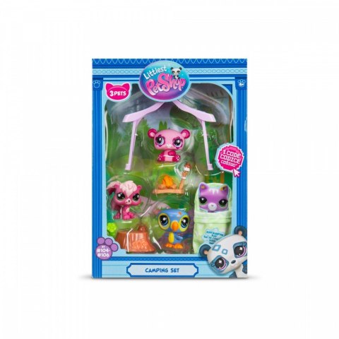 Zestaw 3 figurek Littlest Pet Shop Camping Tm Toys Zestaw 3 figurek Littlest Pet Shop Camping Tm Toys