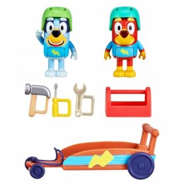 Zestaw figurek Bluey Gokart + 2 figurki piesków Tm Toys