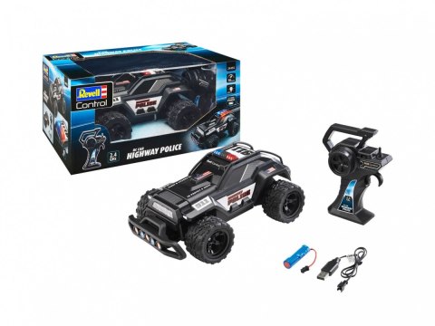 Auto zdalnie sterowane RC Car Highway Police Policja Revell RC Auto zdalnie sterowane RC Car Highway Police Policja Revell RC