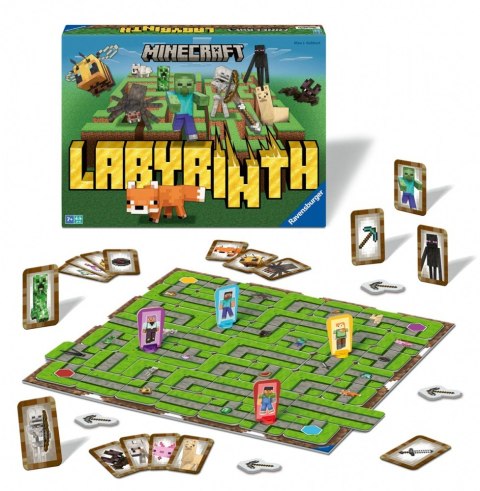*Gra Labyrinth Minecraft Ravensburger Polska *Gra Labyrinth Minecraft Ravensburger Polska