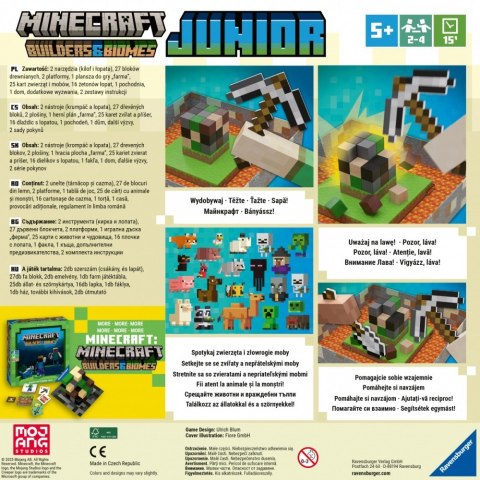 Gra Minecraft Builders and Biomes Junior Ravensburger Polska Gra Minecraft Builders and Biomes Junior Ravensburger Polska