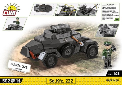 Klocki Sd.Kfz 222 502 klocki Cobi Klocki Klocki Sd.Kfz 222 502 klocki Cobi Klocki