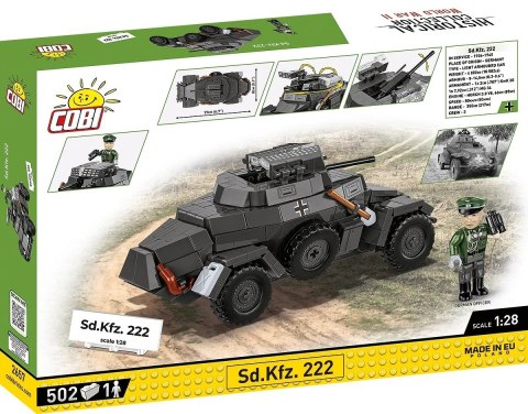 Klocki Sd.Kfz 222 502 klocki Cobi Klocki Klocki Sd.Kfz 222 502 klocki Cobi Klocki
